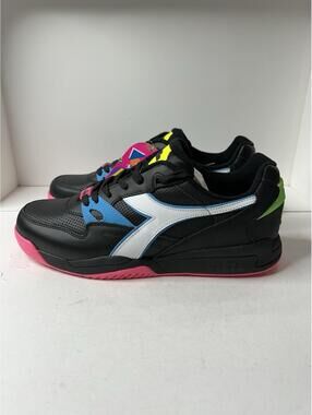 diadora Rebound Ace ‘black Fluo’ Men’s Size 12.5 BNIB